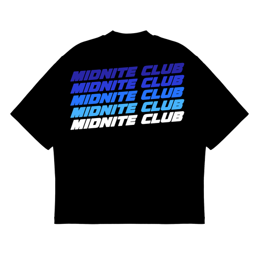 Midnite Club Retro Tee - BLUE