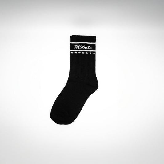 Midnite Crew Socks (Black)