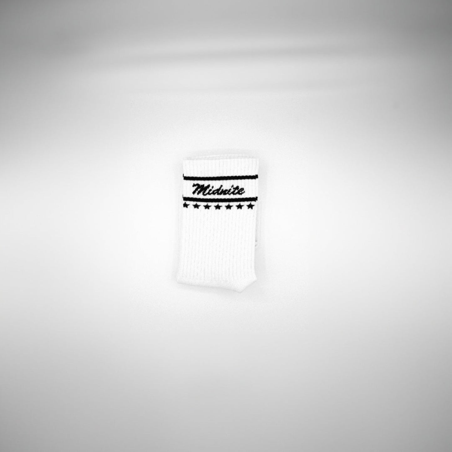 Midnite Crew Socks (White)