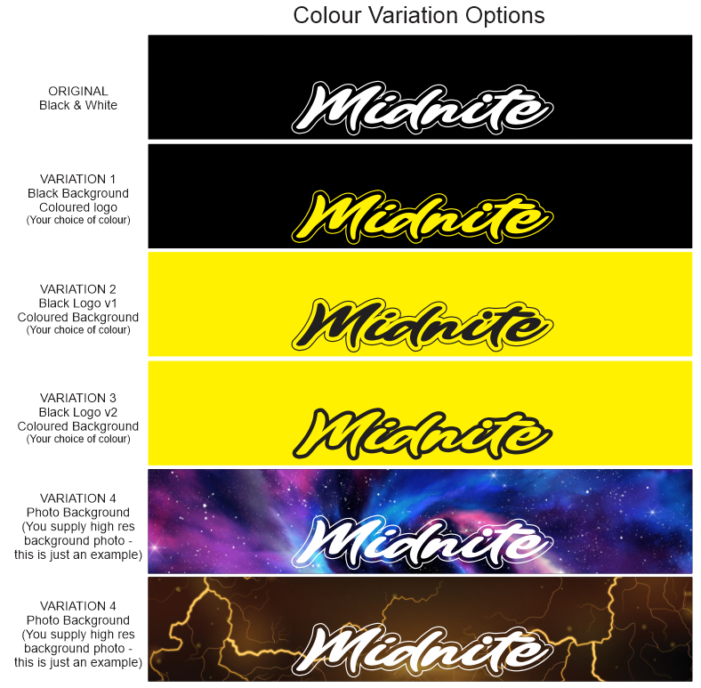 Customisable Midnite Banner