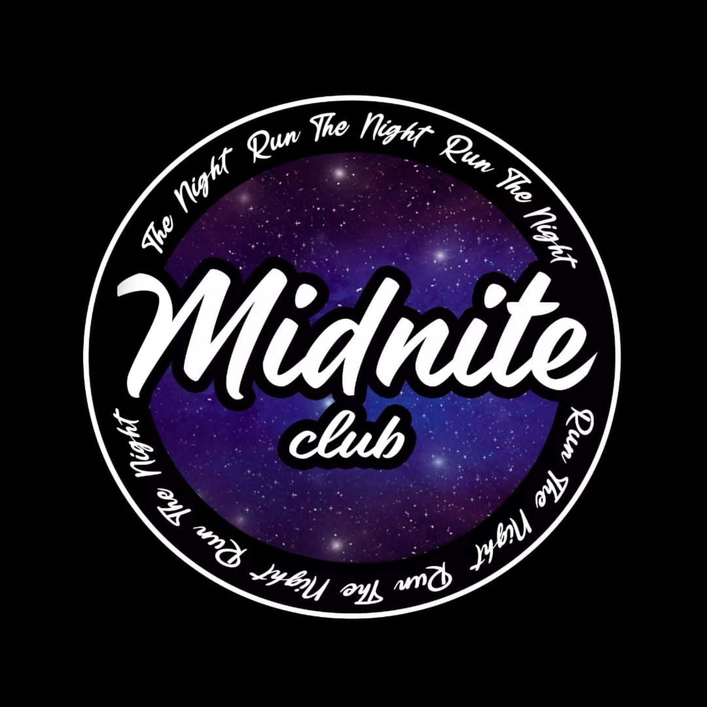 Midnite Club - Run The Night Vinyl Sticker